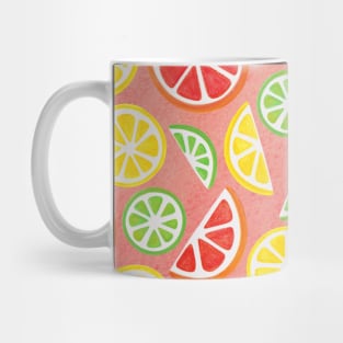 Vitamin C Super Boost - Citric Fruits on Peach Mug